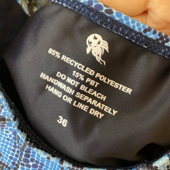 NWT E-Ko Beach Life Jost Snakeskin Print One Piece - Picture 6 of 9